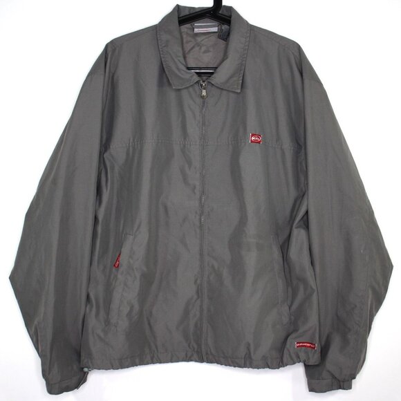 Vintage Quiksilver Mens Medium Y2K Skater Full Zip Lightweight Jacket B1018 - Picture 1 of 7